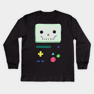 Halloween BMO Kids Long Sleeve T-Shirt